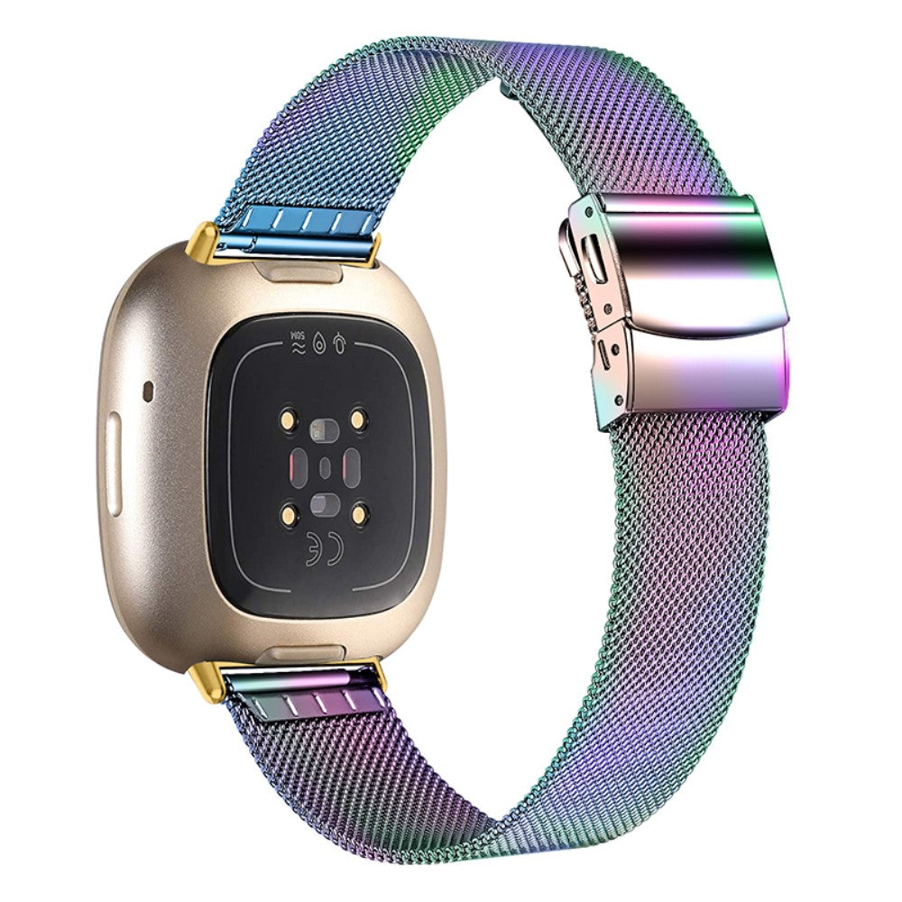 Mega hårdfør Fitbit Versa 3 Metal Rem - Flerfarvet#serie_5