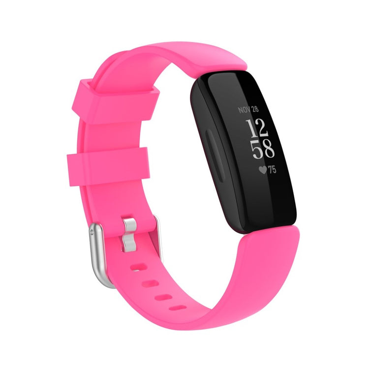 Mega pænt Fitbit Inspire 2 Silikone Rem - Størrelse: L - Pink#serie_3