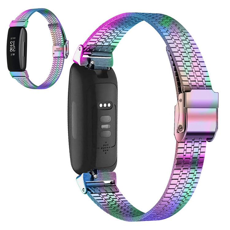 Helt vildt rart Fitbit Inspire 2 Metal Rem - Flerfarvet#serie_2