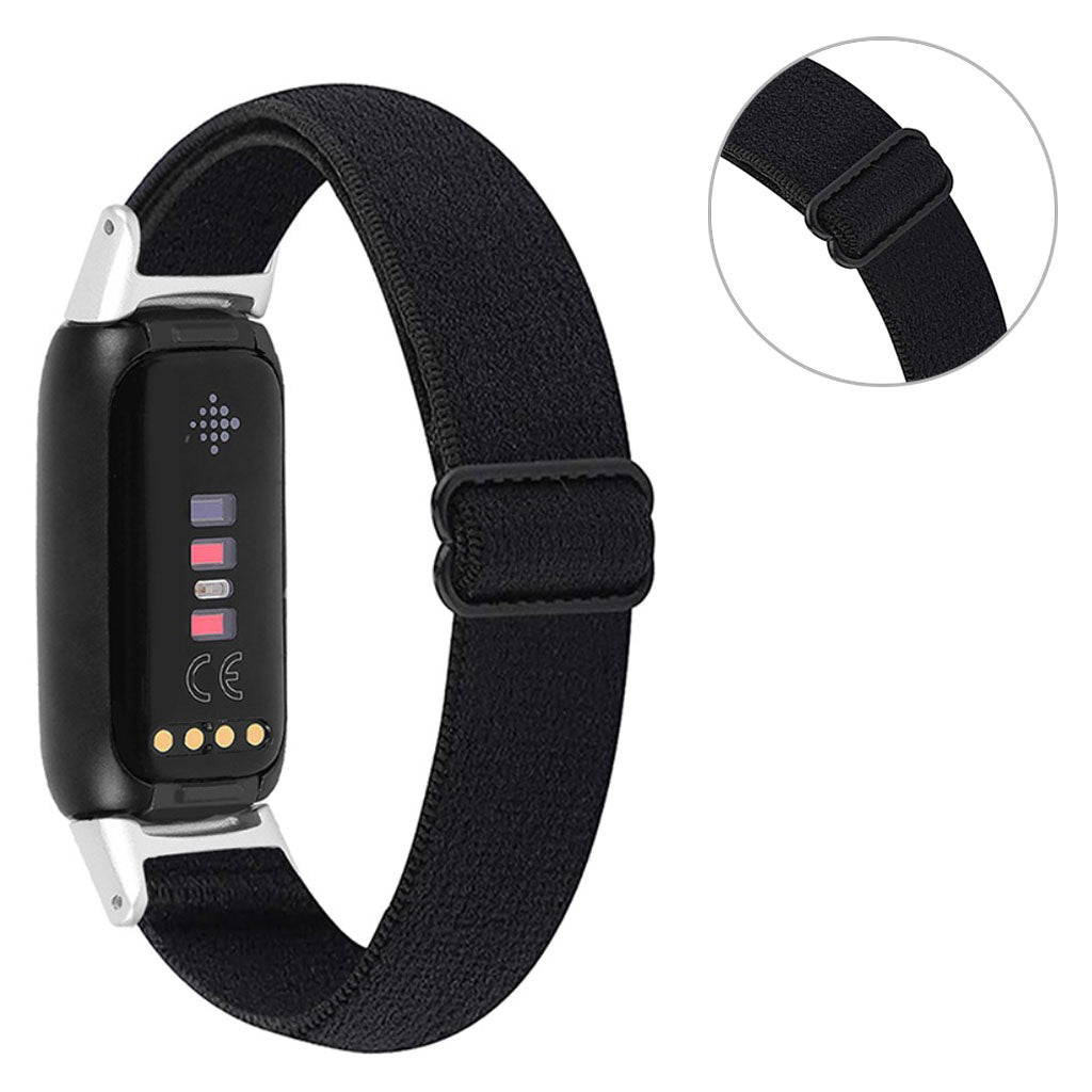 Helt vildt komfortabel Fitbit Luxe Nylon Rem - Sort#serie_3