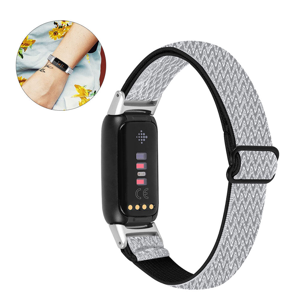 Udsøgt Fitbit Luxe Nylon Rem - Hvid#serie_5