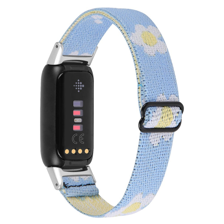 Rigtigt fint Fitbit Luxe Nylon Rem - Blå#serie_5