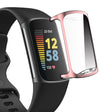 Mega Stylish Fitbit Charge 5 Cover with Screen Protector in Silicone