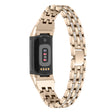 Super Agreeable Fitbit Charge 5 Metal And Rhinestone Strap