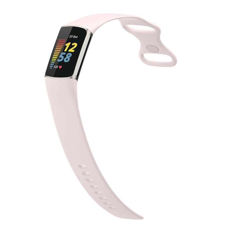 Sejt Fitbit Charge 5 Silikone Rem - Brun#serie_5