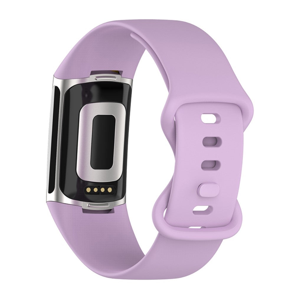 Helt vildt fed Fitbit Charge 5 Silikone Rem - Lilla#serie_9