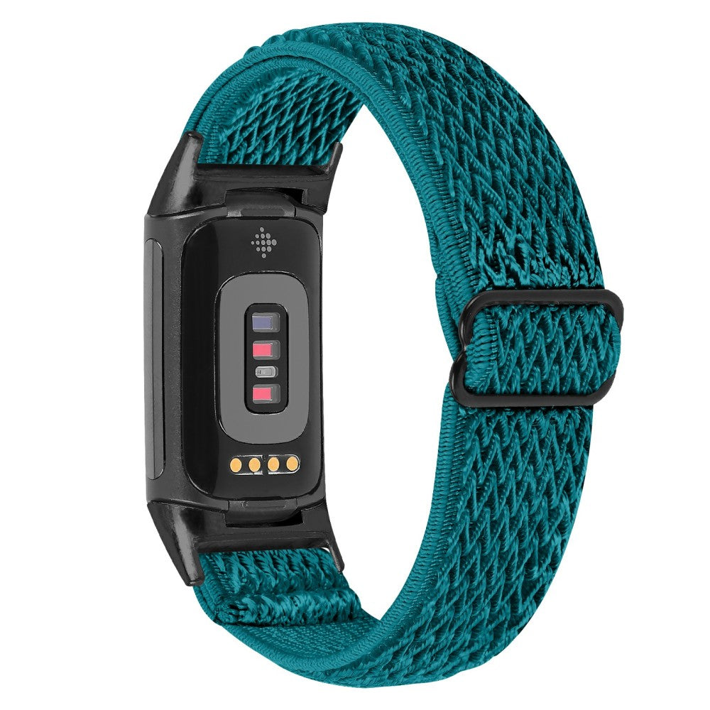 Super slidstærk Fitbit Charge 5  Rem - Grøn#serie_8