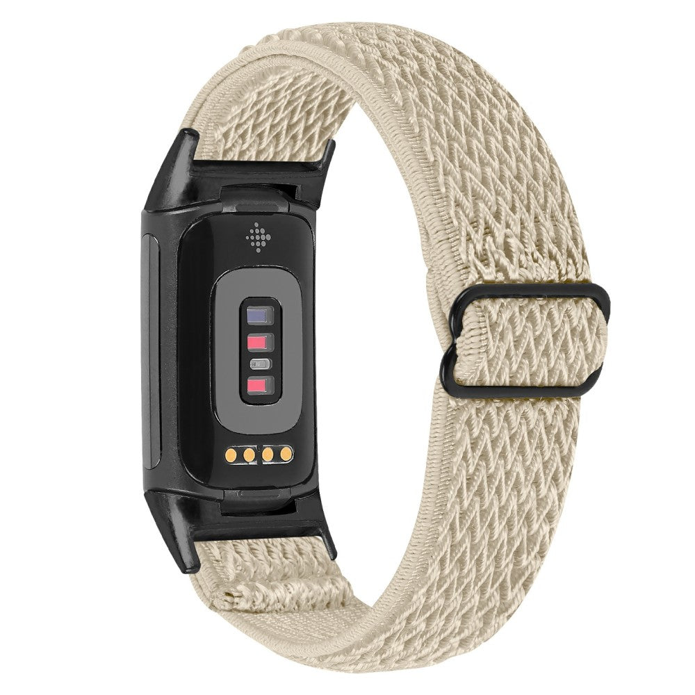 Super slidstærk Fitbit Charge 5  Rem - Hvid#serie_9