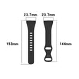 Very Pleasant Fitbit Smartwatch Silicone Universel Strap - Size: S