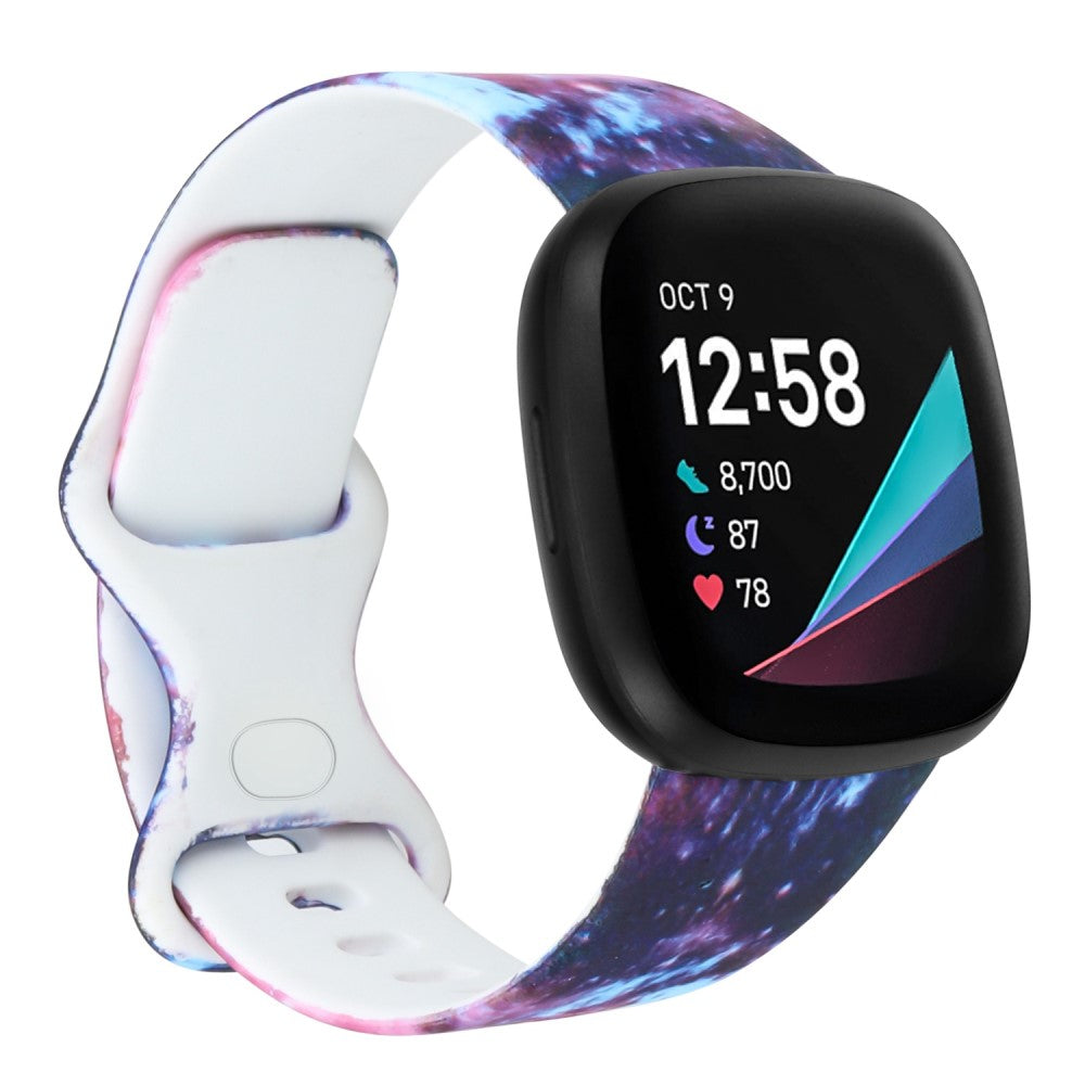 Nydelig Universal Fitbit Silikone Rem - Flerfarvet#serie_8