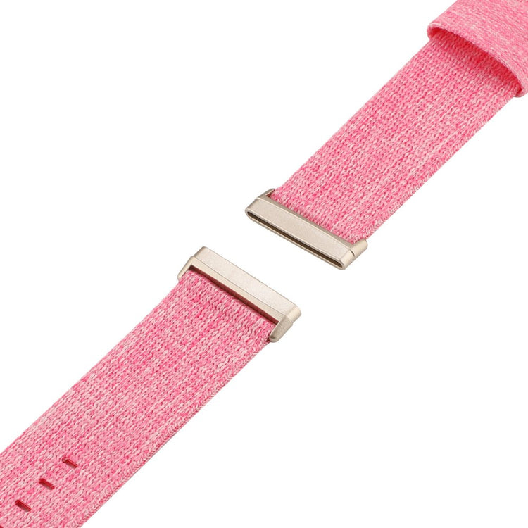 Super elegant Fitbit Sense 2 / Fitbit Versa 4 Nylon Rem - Pink#serie_2