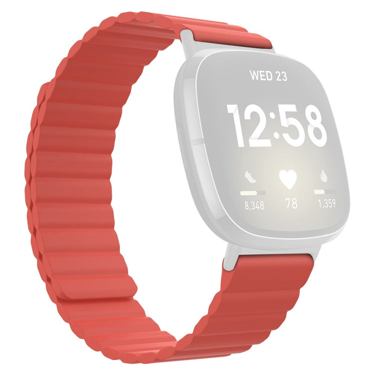 Yndigt Fitbit Sense 2 / Fitbit Versa 4 Silikone Rem - Rød#serie_6