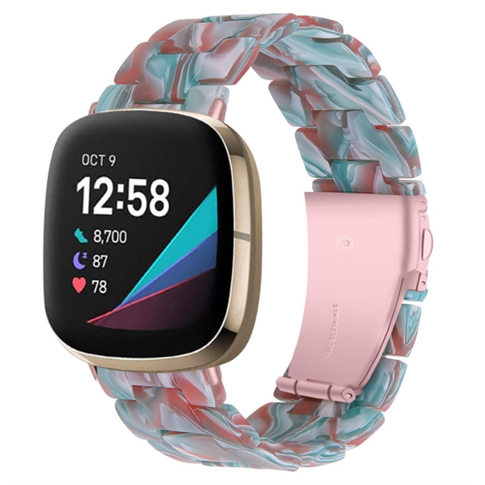 Mega pænt Fitbit Sense 2 / Fitbit Versa 4  Rem - Rød#serie_7