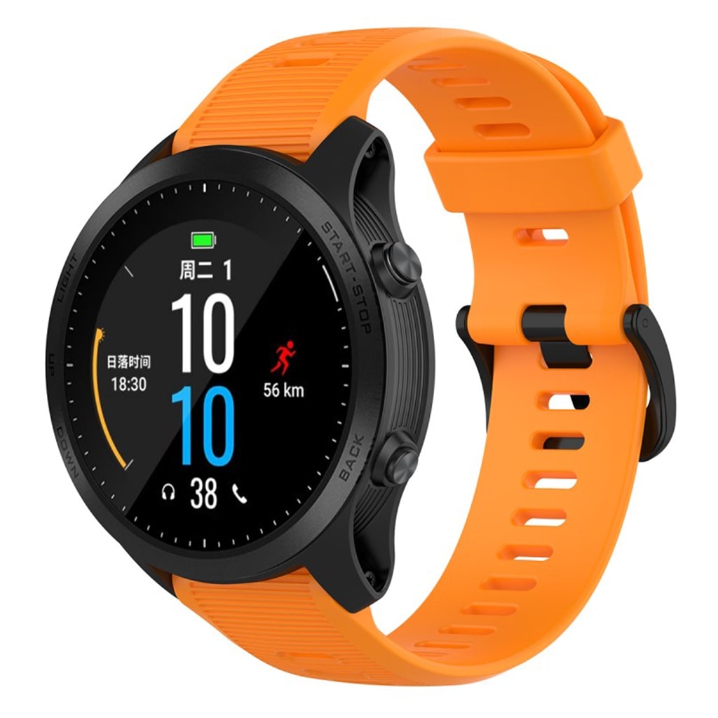 Fremragende Universal Garmin Silikone Rem - Orange#serie_6