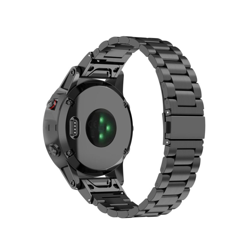 Helt vildt cool Garmin Fenix 5 Metal Rem - Sort#serie_1