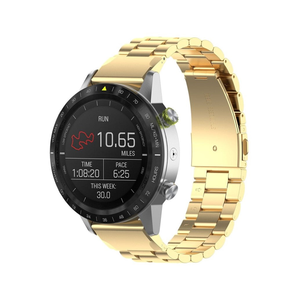 Helt vildt cool Garmin Fenix 5 Metal Rem - Guld#serie_2