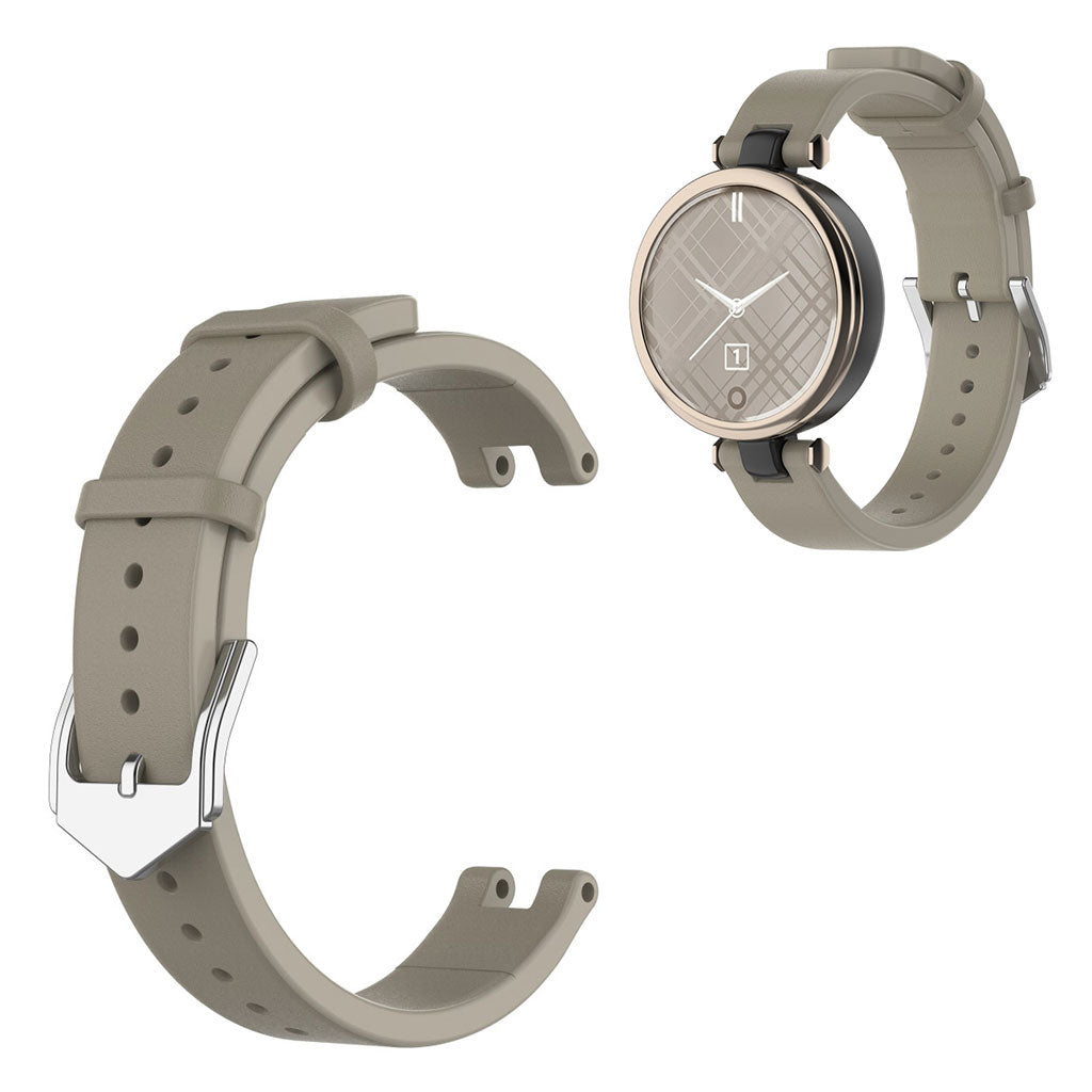 Super sejt Garmin Lily Silikone Rem - Brun#serie_3