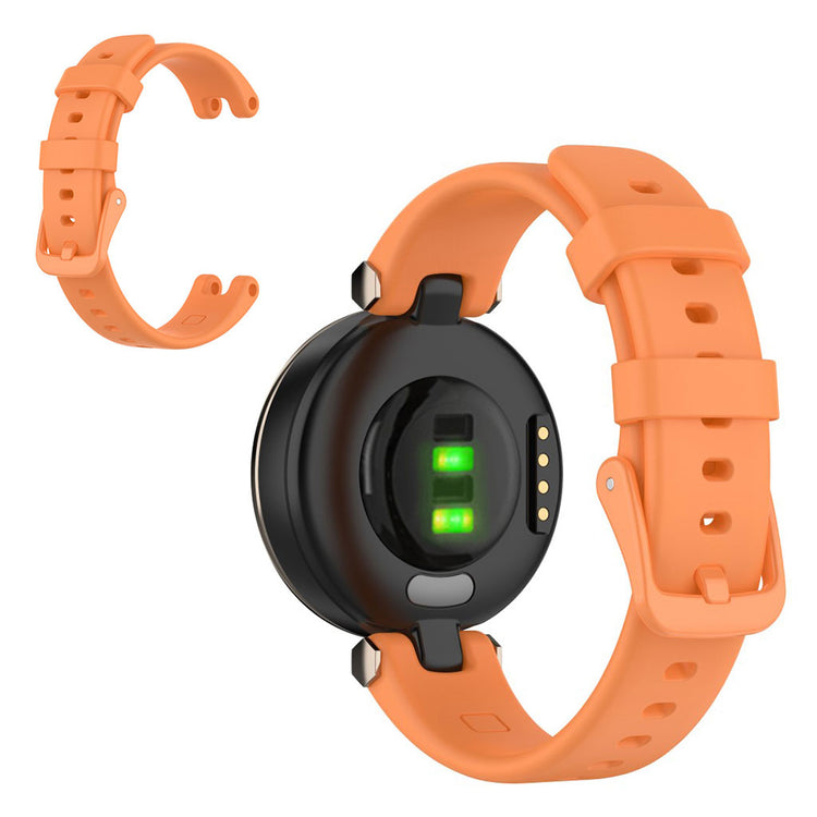 Helt vildt slidstærk Garmin Lily Silikone Rem - Orange#serie_6