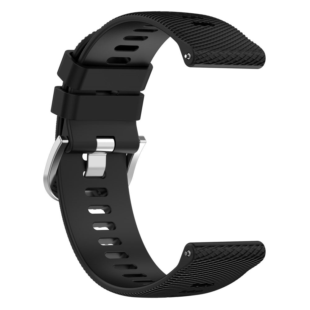 Meget Elegant Silikone Rem passer til Garmin Forerunner 265 - Sort#serie_1