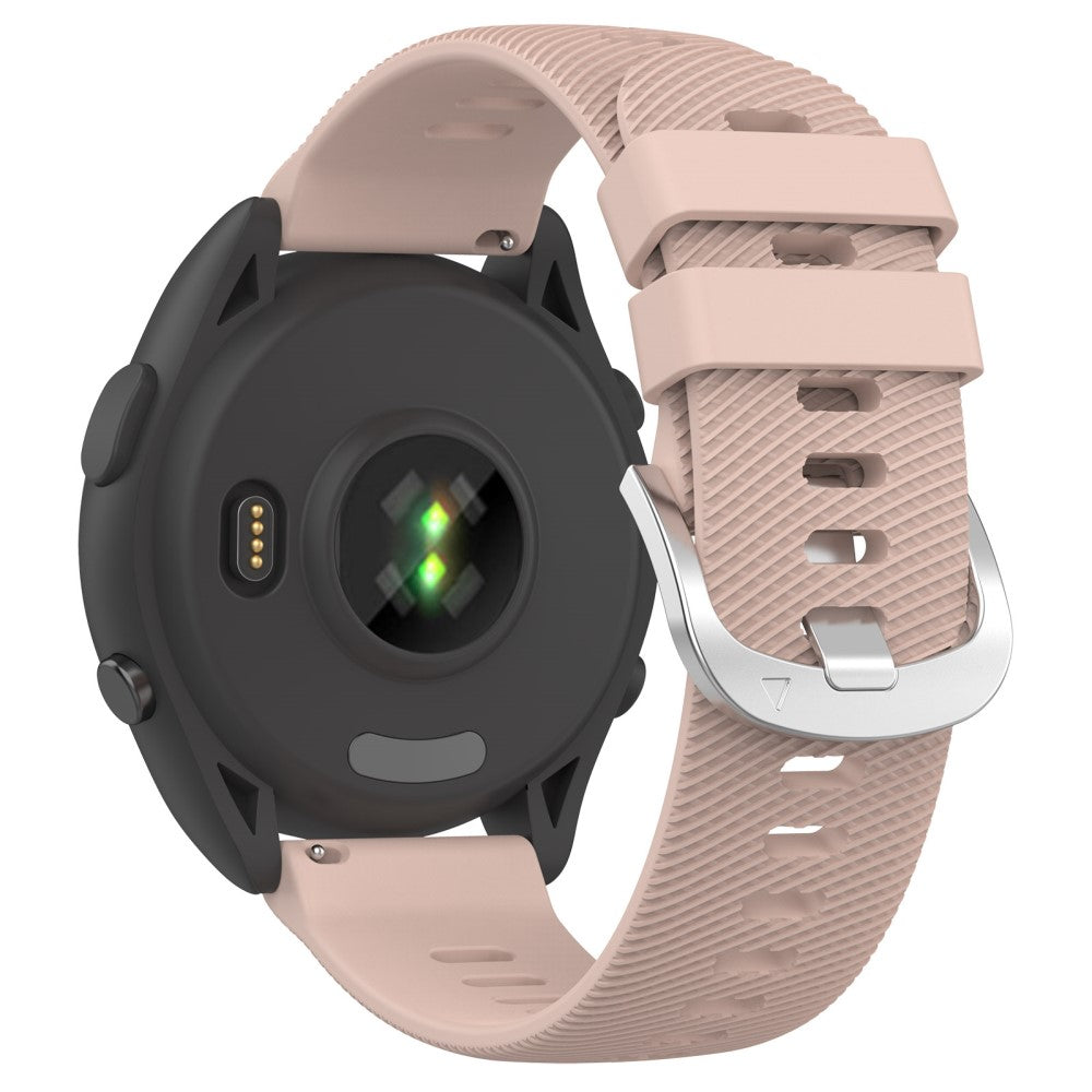 Meget Elegant Silikone Rem passer til Garmin Forerunner 265 - Pink#serie_9