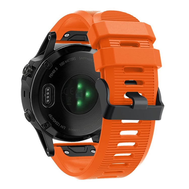 Super godt Garmin Fenix 5X Plus Silikone Rem - Orange#serie_5