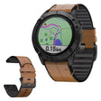 Classic Universel Garmin Genuine Leather and Silicone Strap