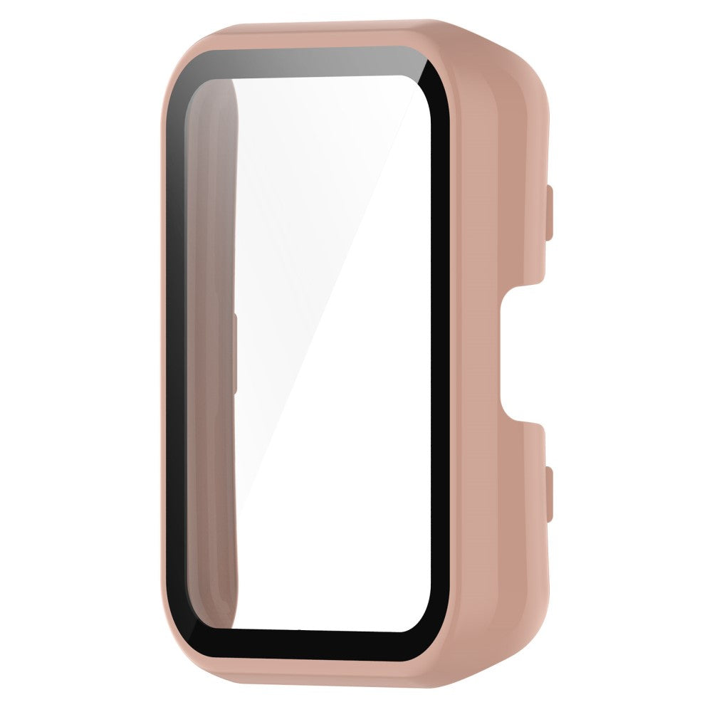 Super Pænt Oppo Watch Free Cover med Skærmbeskytter i Plastik og Hærdet Glas - Pink#serie_6