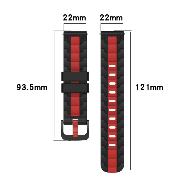 Mega cool Universal Polar Silikone Urrem - Sort#serie_1