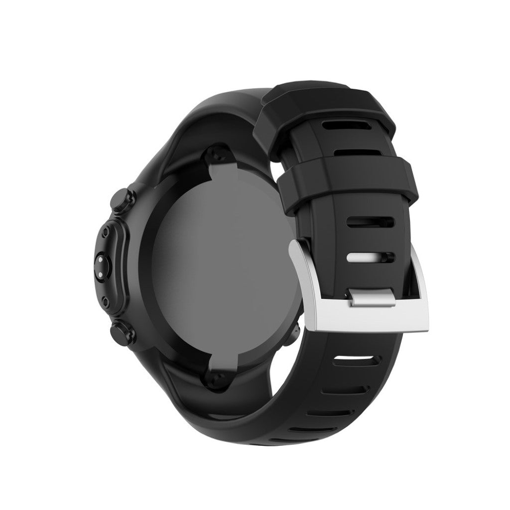 Mega fint Universal Suunto Silikone Rem - Sort#serie_1