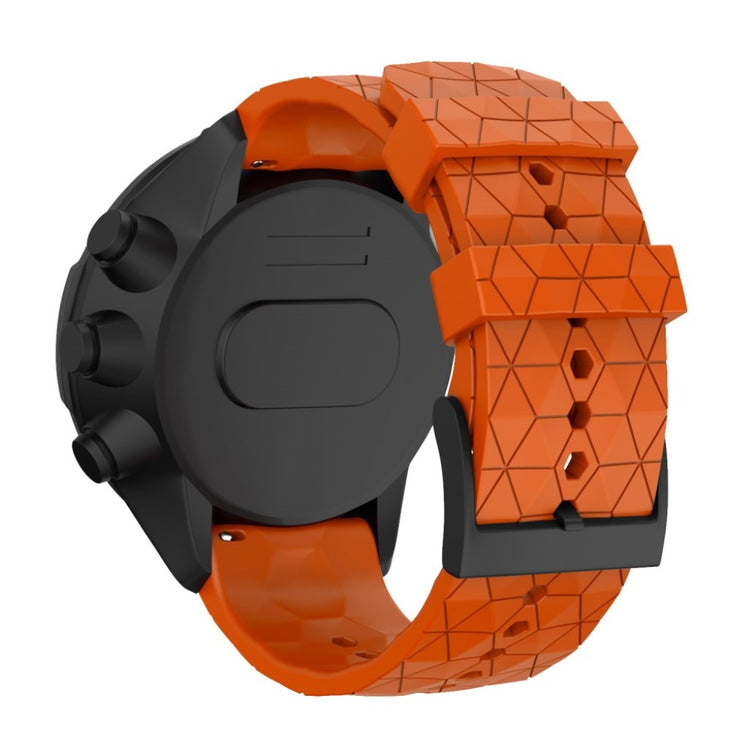 Fint Suunto 9 Baro Silikone Rem - Orange#serie_4