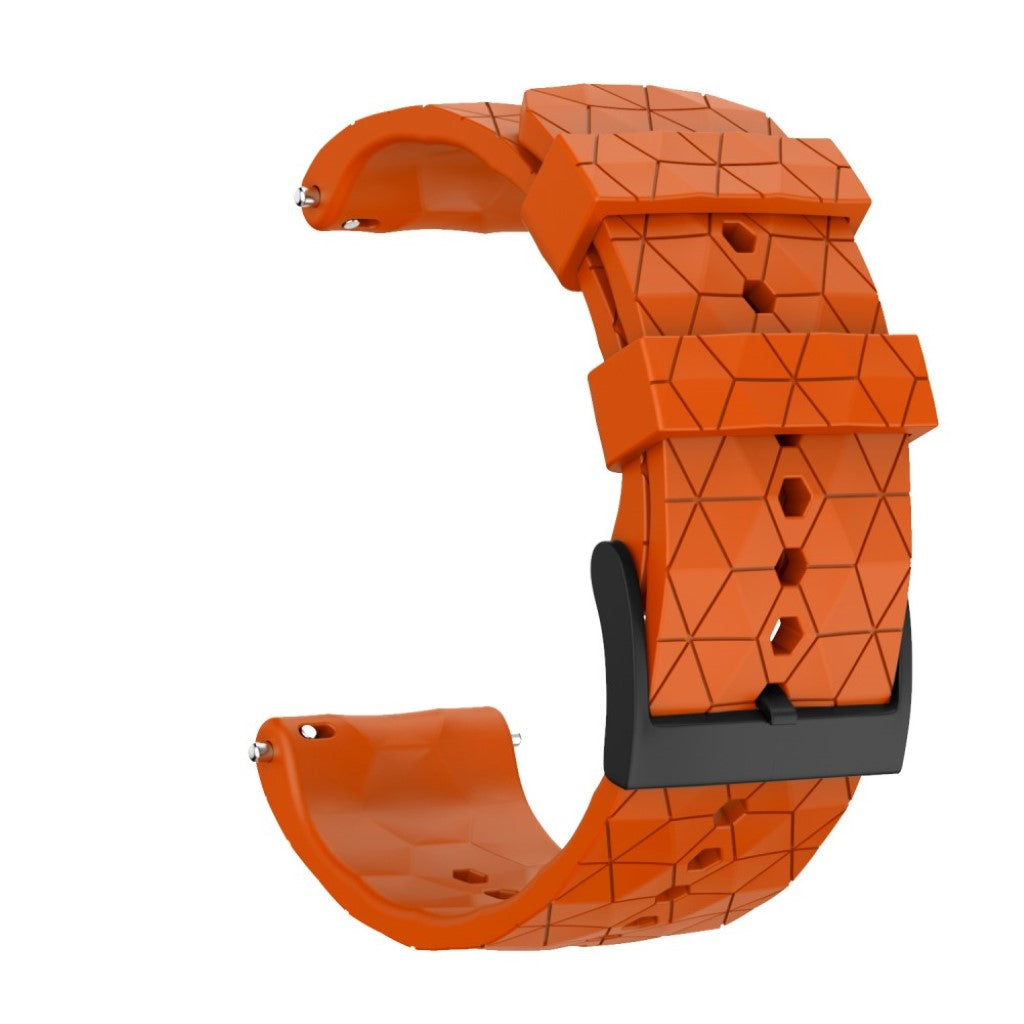 Fint Suunto 9 Baro Silikone Rem - Orange#serie_4