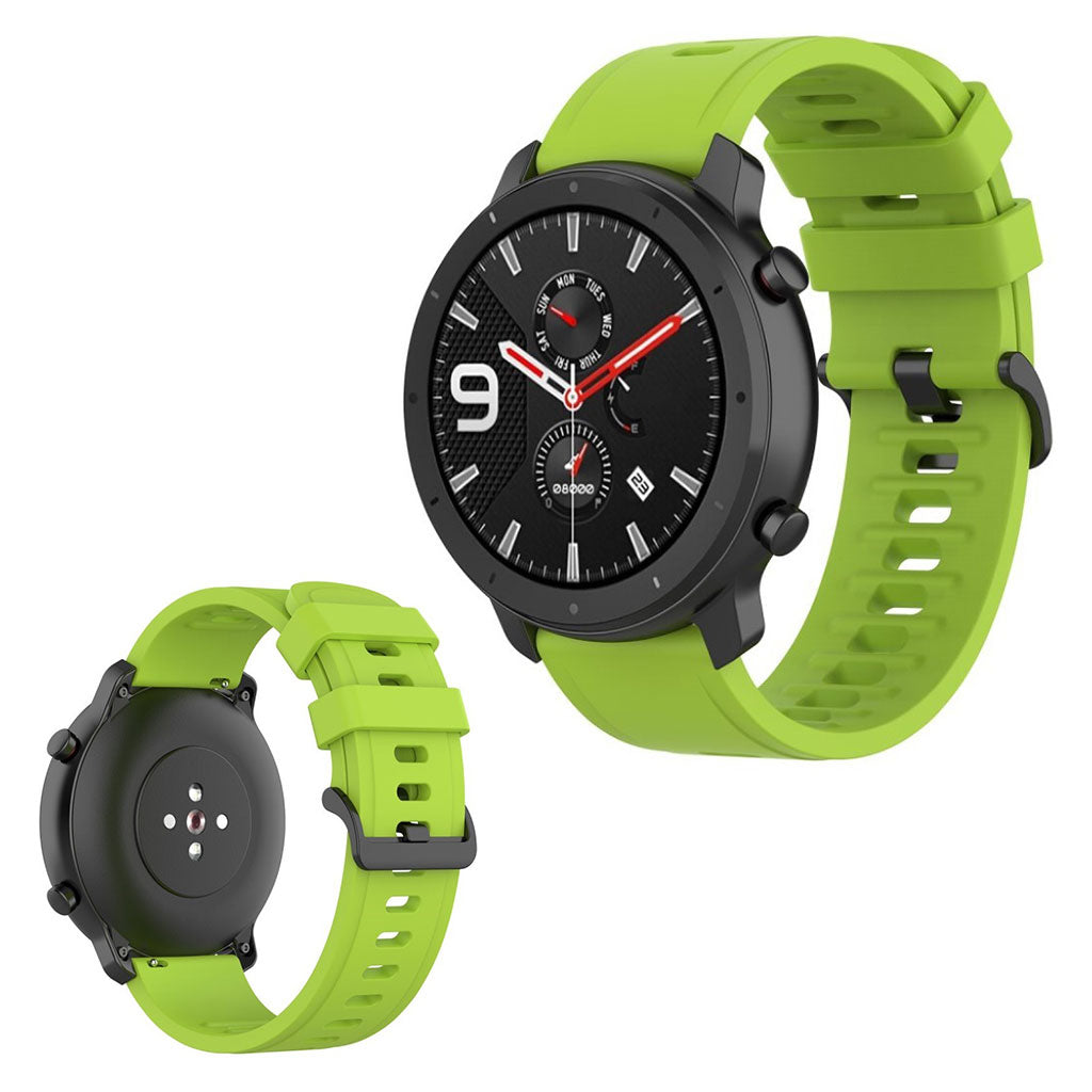 Vildt godt Amazfit GTR 47mm Silikone Rem - Grøn#serie_6