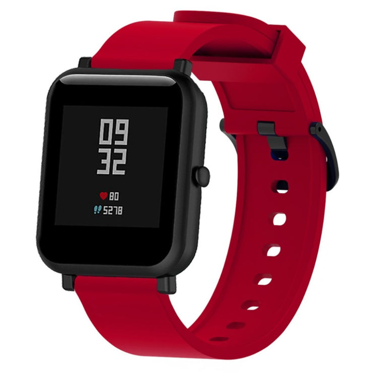 Holdbart Amazfit Bip Silikone Rem - Rød#serie_3