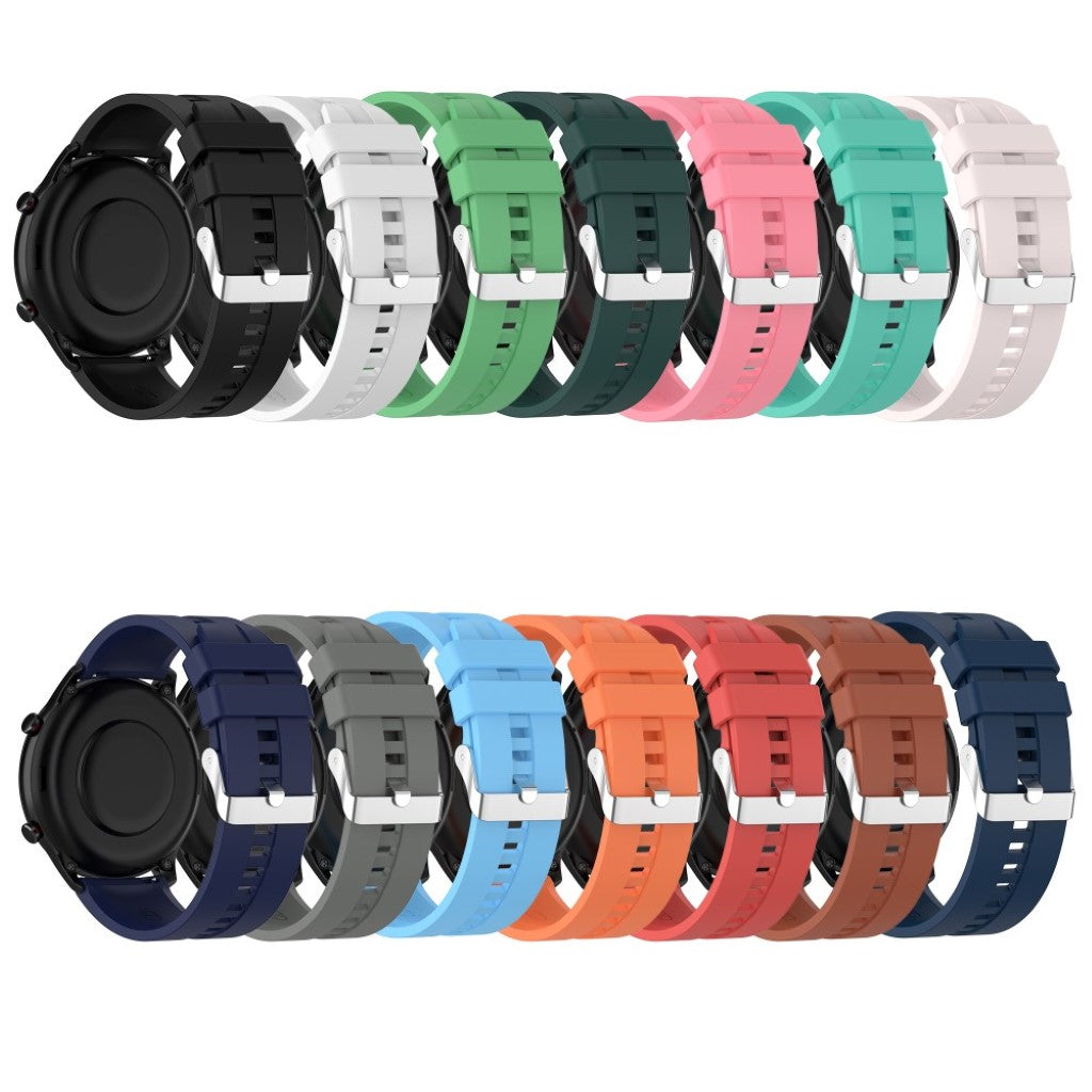 Vildt fed Universal Amazfit Silikone Rem - Sort#serie_1