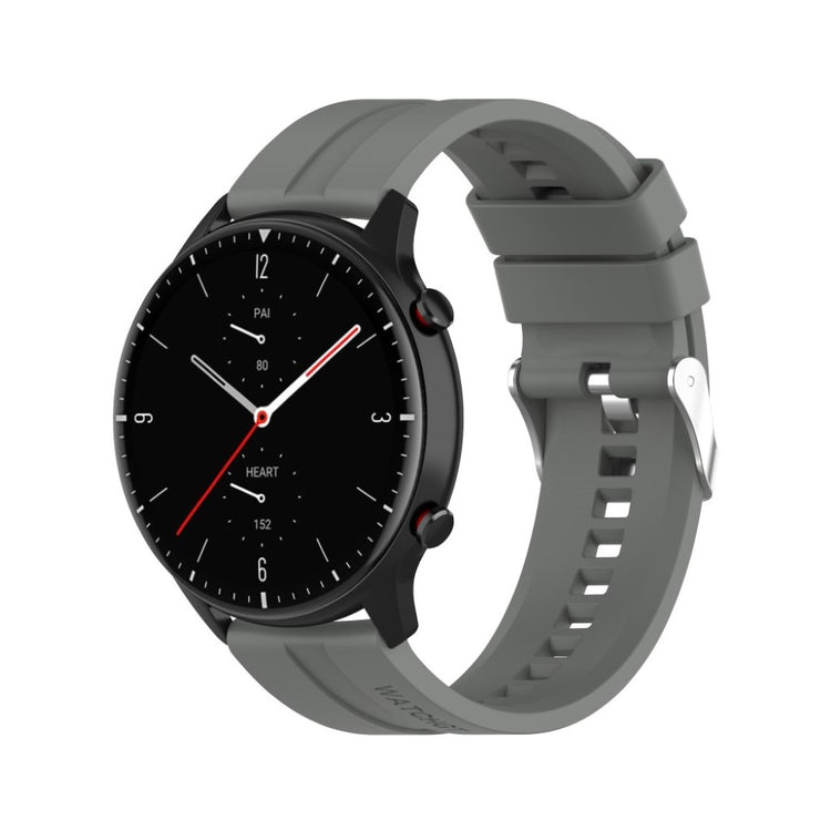 Vildt fed Universal Amazfit Silikone Rem - Sølv#serie_3