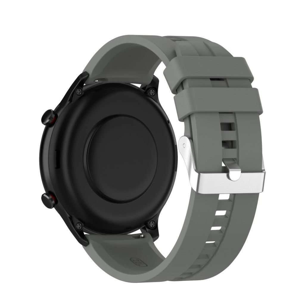 Vildt fed Universal Amazfit Silikone Rem - Sølv#serie_3