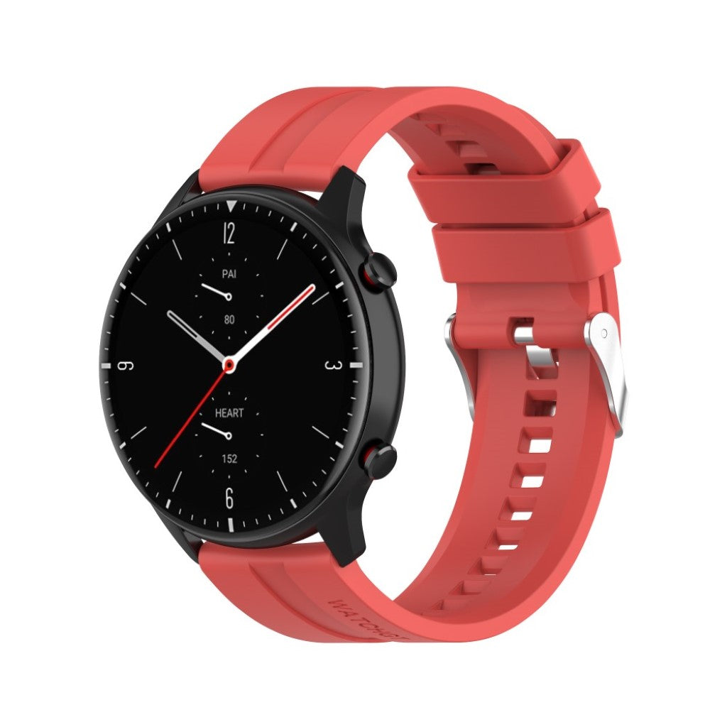 Vildt fed Universal Amazfit Silikone Rem - Rød#serie_4