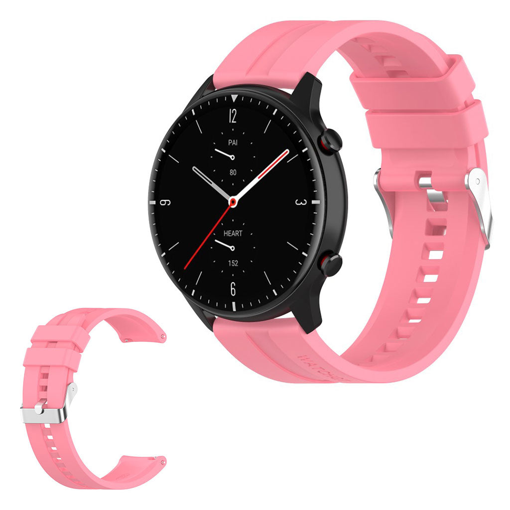 Vildt fed Universal Amazfit Silikone Rem - Pink#serie_5