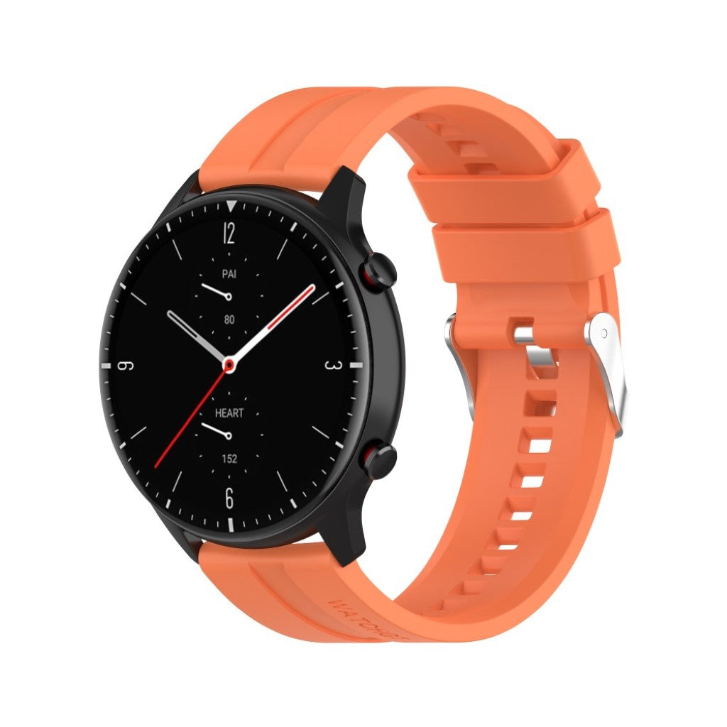 Vildt fed Universal Amazfit Silikone Rem - Orange#serie_8