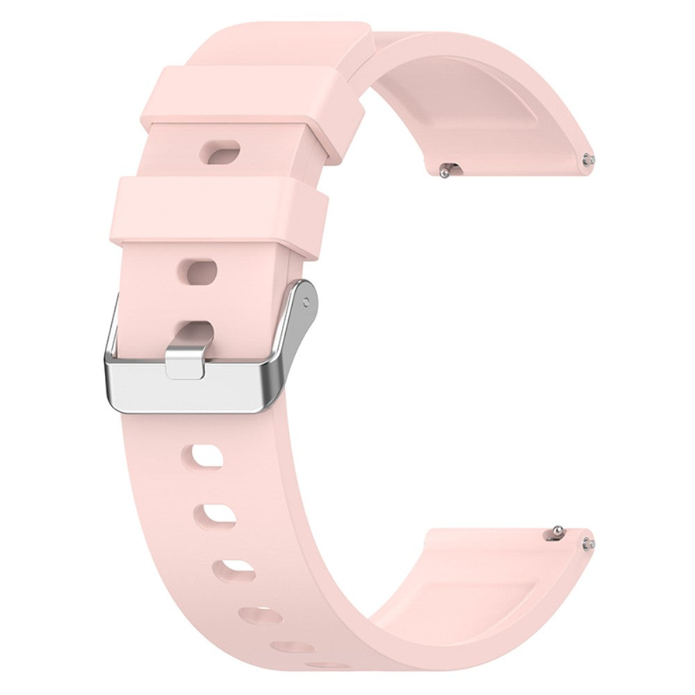 Mega slidstærk Amazfit Bip 3 / Amazfit Bip S Silikone Rem - Pink#serie_9