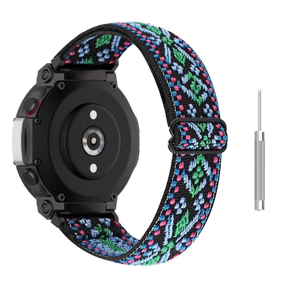 Rigtigt flot Amazfit T-Rex 2 Nylon Rem - Grøn#serie_6