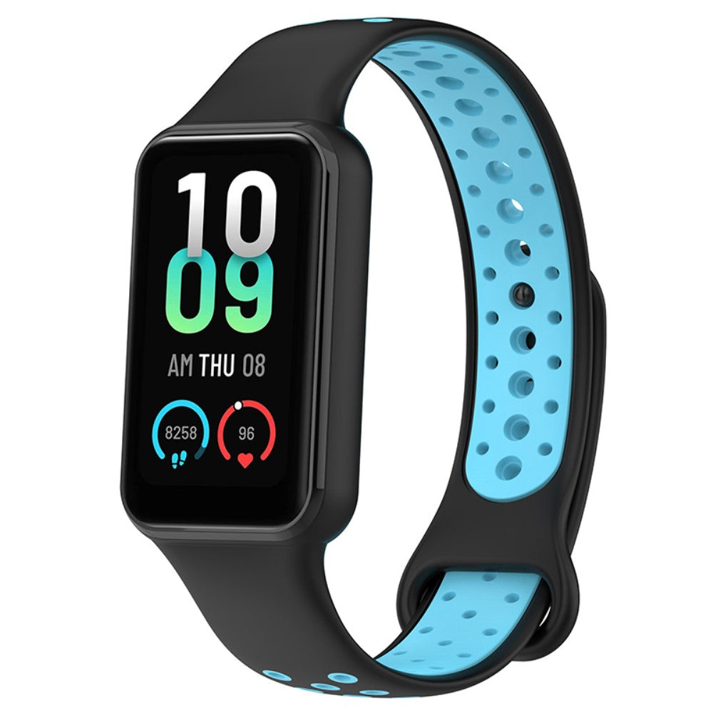 Mega flot Amazfit Band 7 Silikone Rem - Blå#serie_4