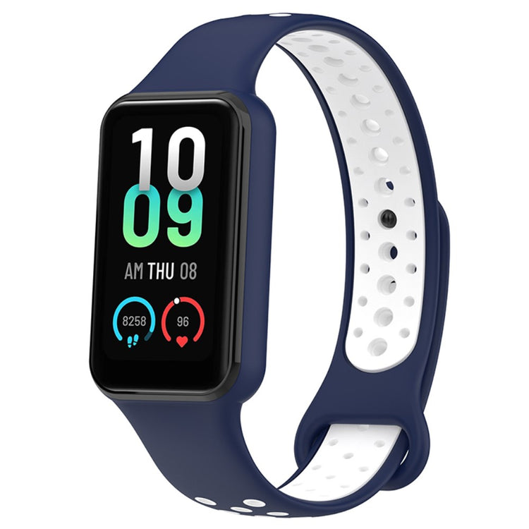 Mega flot Amazfit Band 7 Silikone Rem - Blå#serie_7