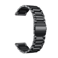 Meget flot Universal Fossil Metal Rem - Sort#serie_4