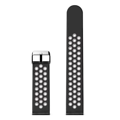 Slidstærk Universal Fossil Silikone Rem - Sort#serie_1