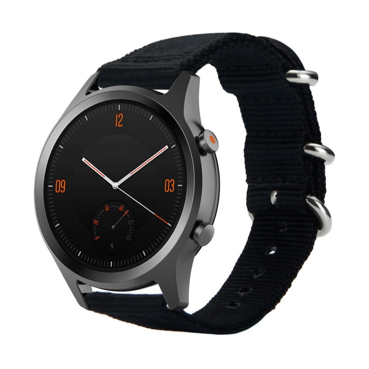 Mega cool Universal Ticwatch Nylon Rem - Sort#serie_1