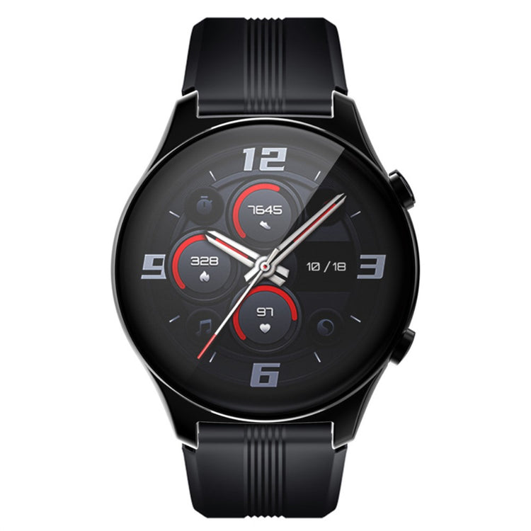 Honor Watch GS 3  Silikone Bumper  - Sort#serie_2